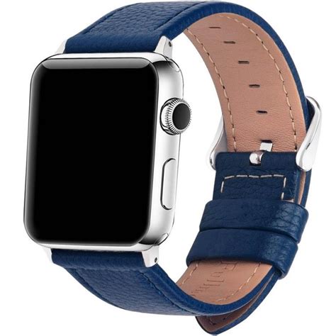 light apple watch band|apple watch blue leather band.